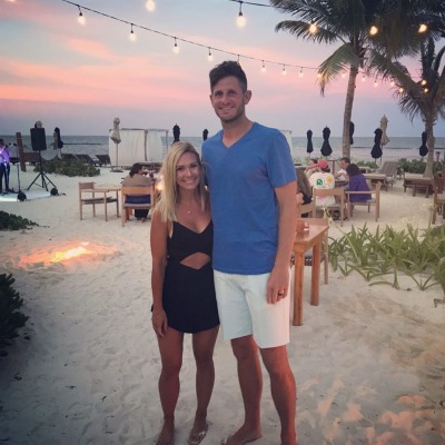 Dan Orlovsky completely towers over his 5 ft 1-inch tall wife, Tiffany Orlovsky.